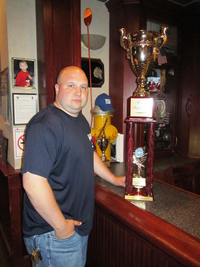 First Parade for Chris Koester as Chief. Nanuet Fire Department brings home Best Overall. Lots of hard work by the members really paid off.
Photo by Vincent P. Tuzzolino